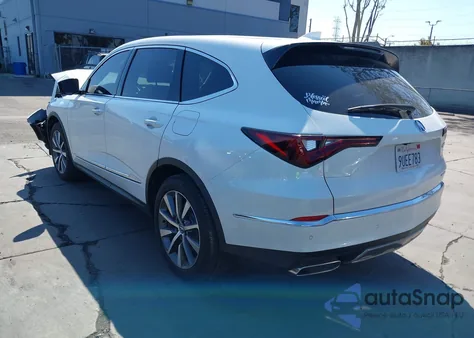 2025 Acura Mdx Technology Package z USA, uszkodzony, nr VIN 5J8YE1H42SL023641